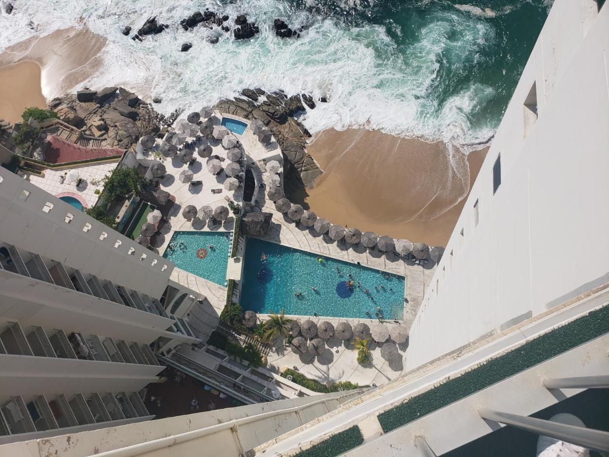 Hotel Torres Gemelas Vista Al Mar A Pie De Playa Acapulco Exterior photo
